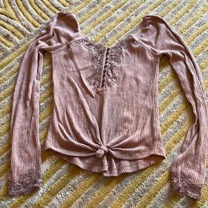 Gorgeous knotted blush free people too